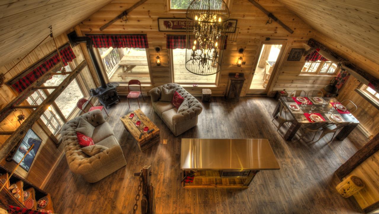 Le Bivouac - Les Chalets Spa Canada Ла-Мальбе Экстерьер фото