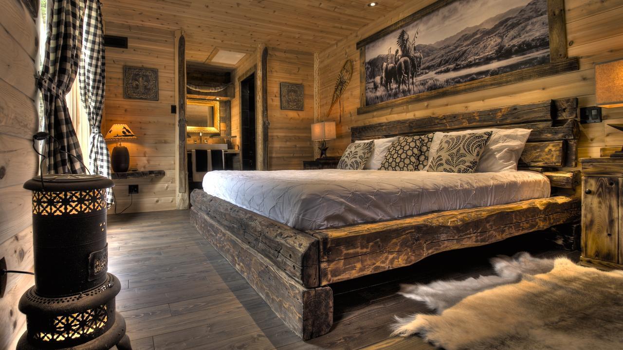 Le Bivouac - Les Chalets Spa Canada Ла-Мальбе Экстерьер фото